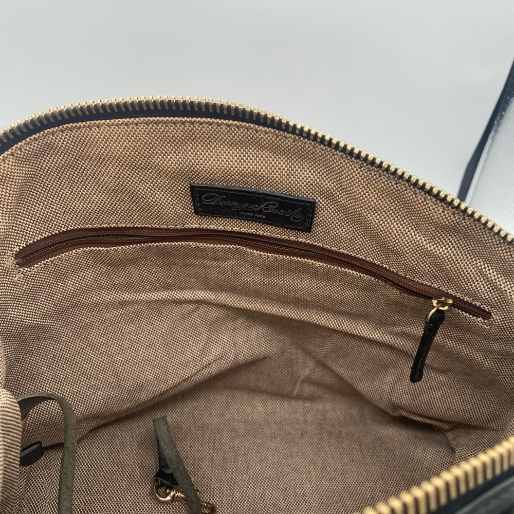 Dooney & Bourke Black Leather Florentine Vachetta Satchel - Picture 9 of 12